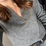 Crop Collar - Grey