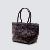 Grace Basket Small Bag - Dark Brown