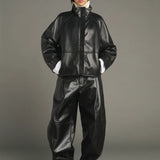 Gamma Leather Jacket - Black