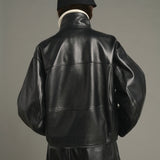 Gamma Leather Jacket - Black