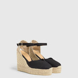 Chiarita Espadrille - 11cm - Black