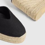 Chiarita Espadrille - 11cm - Black