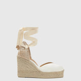 Chiara Espadrille - 11cm - White