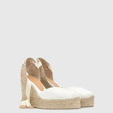 Chiara Espadrille - 11cm - White