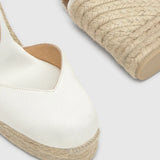 Chiara Espadrille - 11cm - White