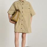 Anouk Dress - Beige/Ecru