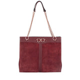 Germana Handbag - Dark Red