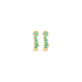 Deconstructed Hoops - Turquoise