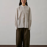 Bermudes Shirt - White/Black Stripe