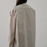 Bermudes Shirt - White/Black Stripe