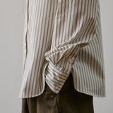 Bermudes Shirt - White/Black Stripe