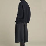 William Turtleneck Jumper - Navy
