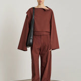 Devy Trousers - Mahogany