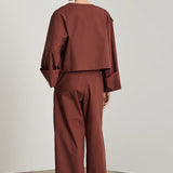 Devy Trousers - Mahogany