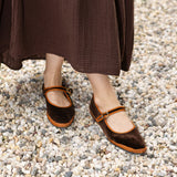 Yoki Mary Jane Shoes - Brown