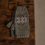 Winter Fingerless Gloves - Grey