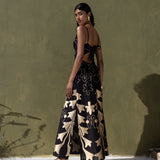 N252 Dress - Black/Gold