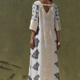 N251 Dress - Beige/Gold