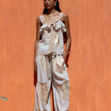 N025 Top - Cream/Gold
