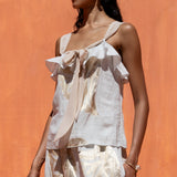 N025 Top - Cream/Gold