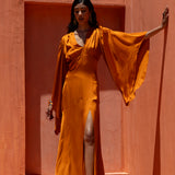 N229 Dress - Orange