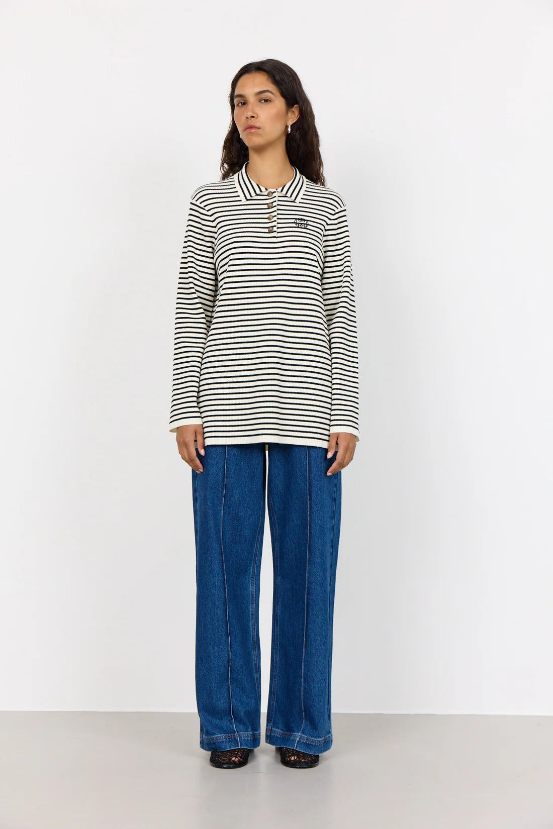 Ediit LR Kirsten 2 Top - White Stripe – Ediit