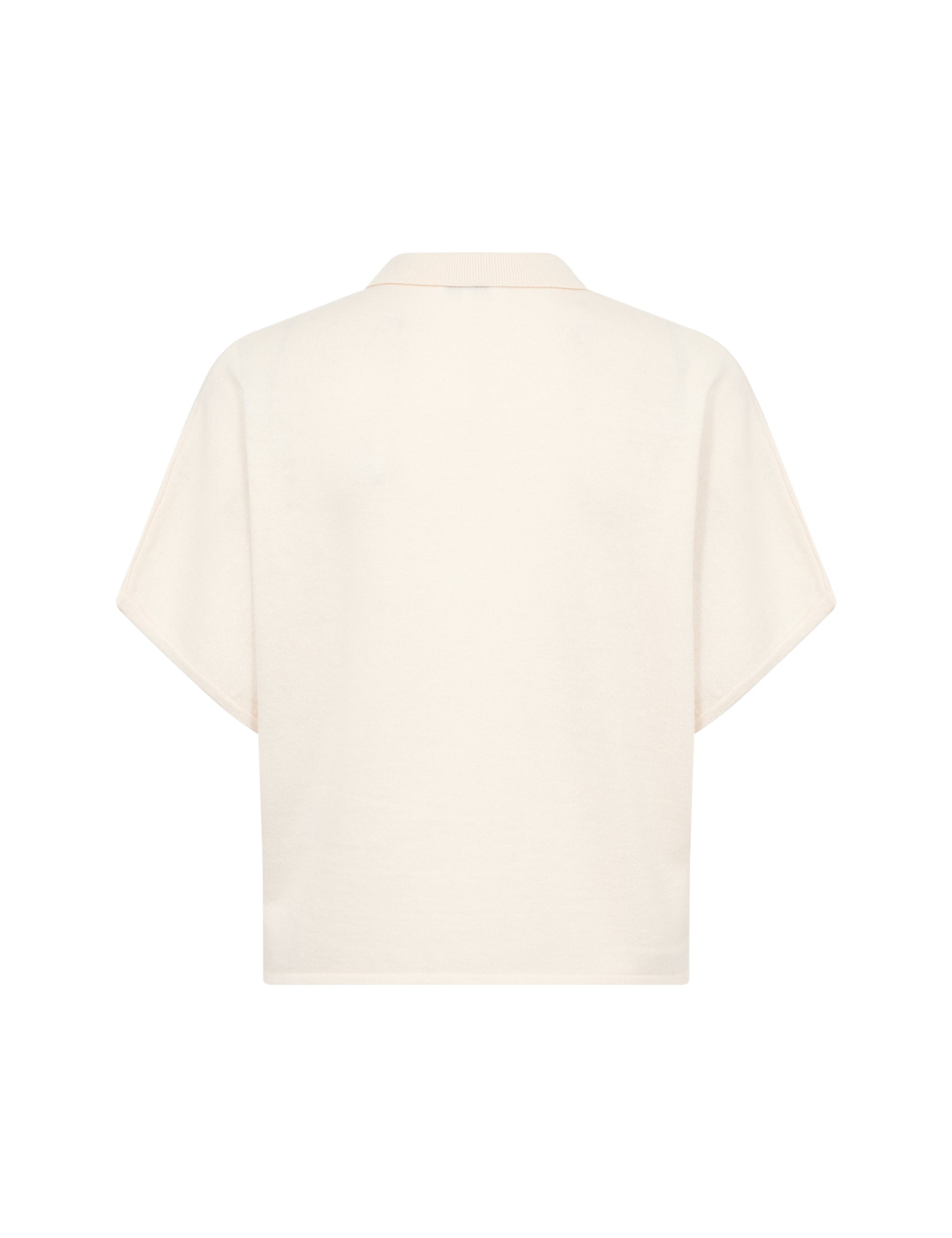 LR Ismaila 16 Polo Top - Turtledove Cream