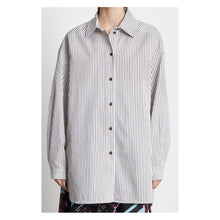 Load image into Gallery viewer, Stella Nova Nira Shirt - Brown Stripes
