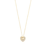 Dune Heart Necklace - Gold