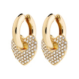Dune Crystal Earrings - Gold