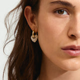 Dune Crystal Earrings - Gold