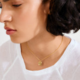 Air Coin Necklace - Gold