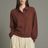 Fleming Polo Jumper - Mahogany