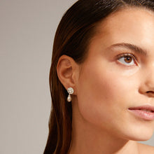 Load image into Gallery viewer, Pilgrim Heat Freshwater Pearl Earrings - Silver
