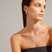 Load image into Gallery viewer, Pilgrim Heat Freshwater Pearl Earrings - Silver
