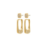 Instant 2-in-1 Earrings - Gold