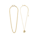 Sparkle 2-in-1 Necklace - Gold