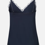 RWBillie Lace Strap Top - Dark Blue