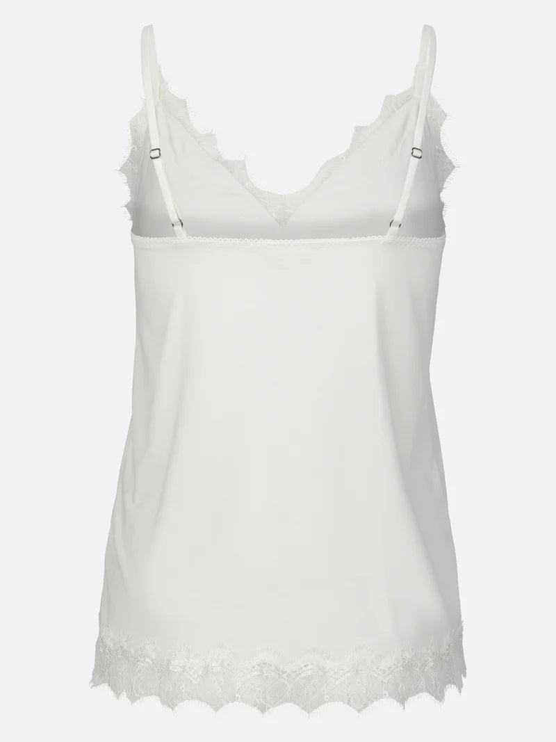 RWBillie Lace Strap Top - Ivory