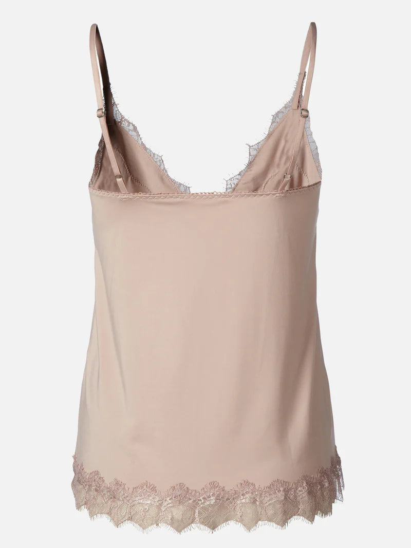 RWBillie Lace Strap Top - Vintage Powder