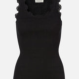 RWBabette U-Neck Lace Top - Black