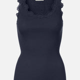 RWBabette U-Neck Lace Top - Navy