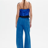 Jovana Top - Bluing Sequins