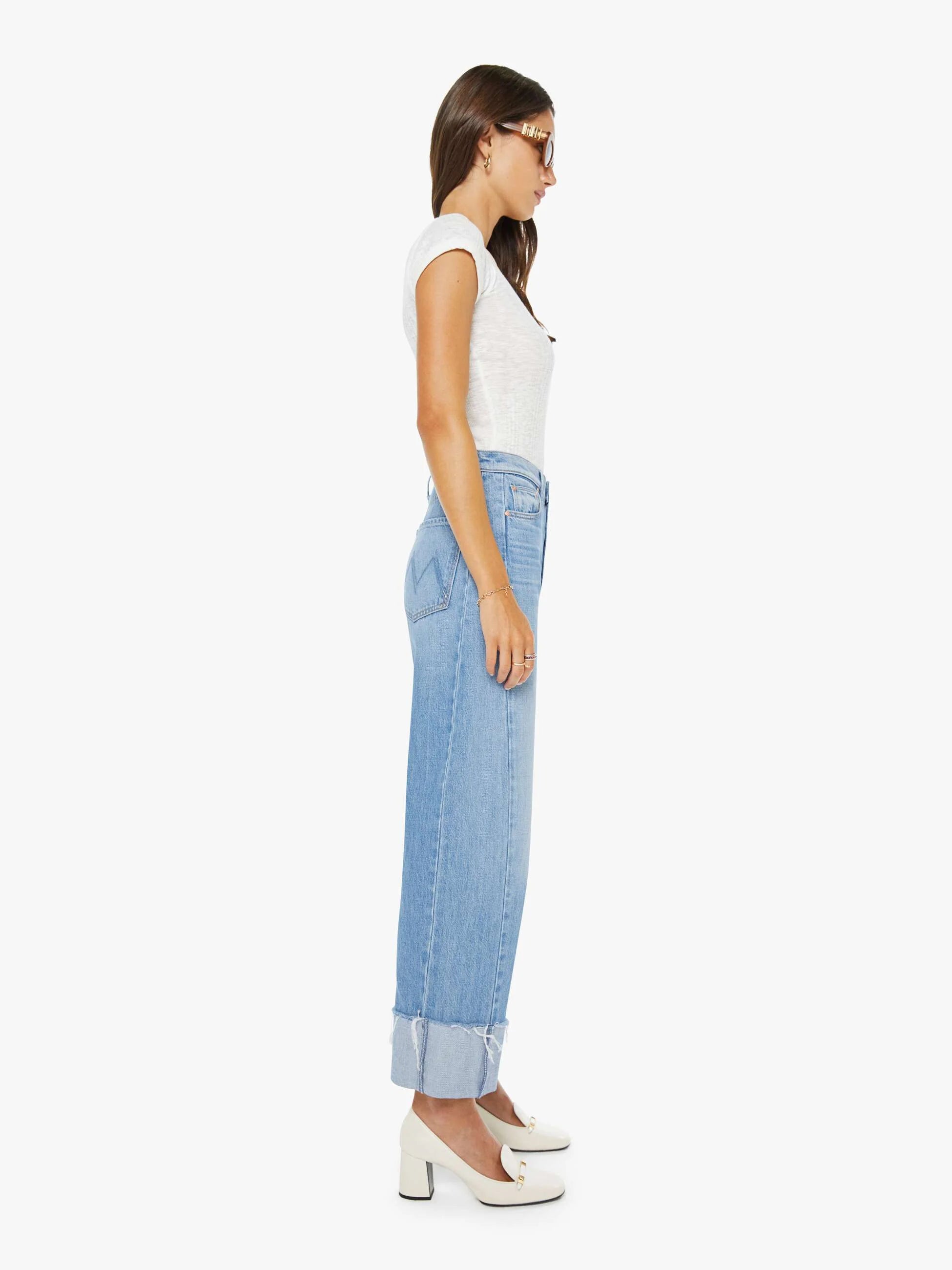 The Half-Pipe Ankle Cuff Fray Jean - Last Bite