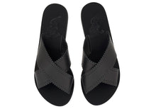 Load image into Gallery viewer, Ancient Greek Sandals Philourgos Sandals - Black
