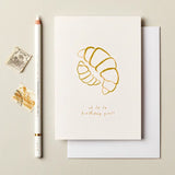 Croissant Birthday Card