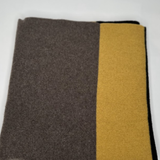 Wool & Cashmere Stripe Scarf - Vison