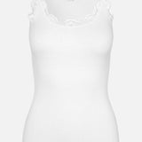 RWBabette U-Neck Lace Top - New White