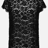 Delcia Capsleeve T-Shirt - Black