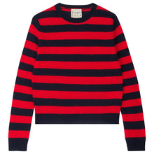 Load image into Gallery viewer, Jumper 1234 Stripe Crew - Navy/Red
